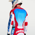 Alpinestars Racer HUNT MX Jersey (White/Fire Red/Ucla Blue)