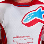 Alpinestars Racer HUNT MX Jersey (White/Fire Red/Ucla Blue)