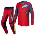Alpinestars Racer HUNT MX Kit Deal (Fire Red/Graystone/Hot Coral)