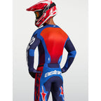 Alpinestars Racer HUNT MX Kit Deal (Strong Blue/Deep Blue/Fire Red)