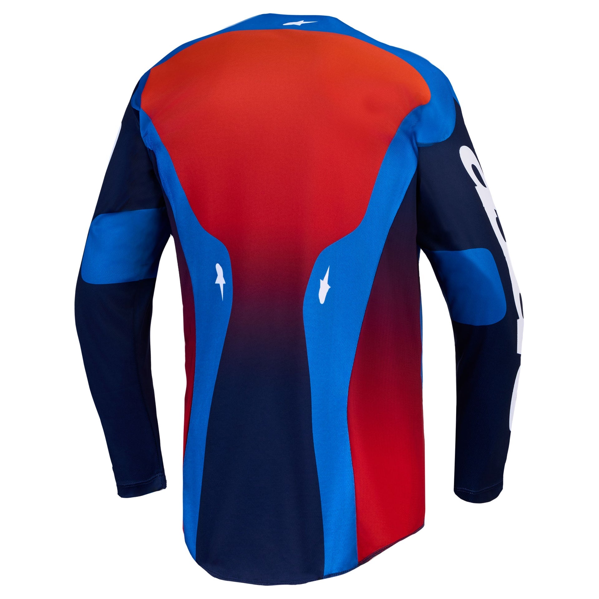 Alpinestars Racer HUNT MX Jersey (Strong Blue/Deep Blue/Fire Red)