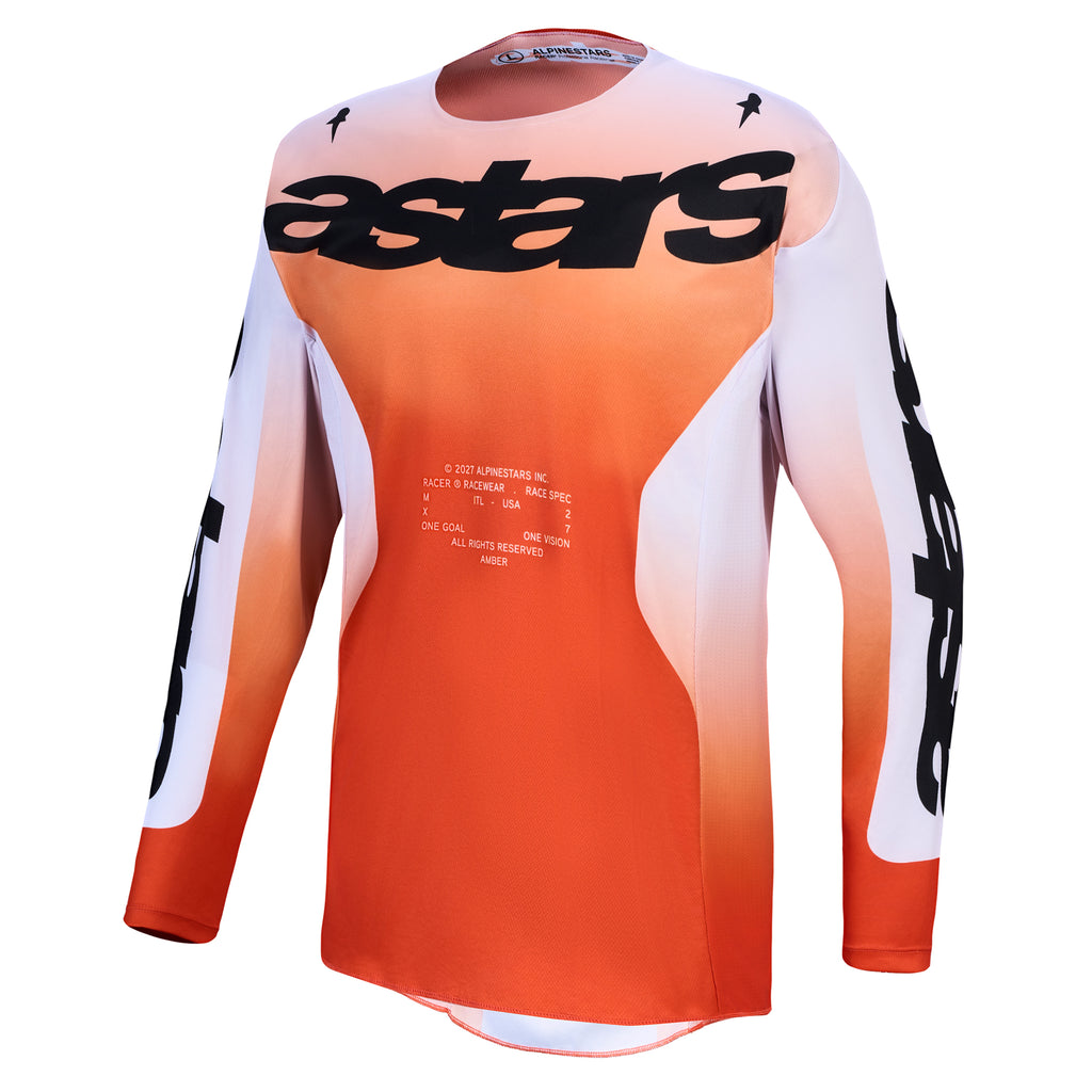 Alpinestars Racer AMBER MX Gear Set (Cardinal Red/Light Lilac/Black)