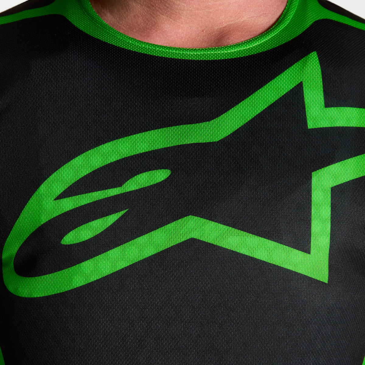 Alpinestars Fluid APEX V2 MX Gear Set (Black/Fluo Green)