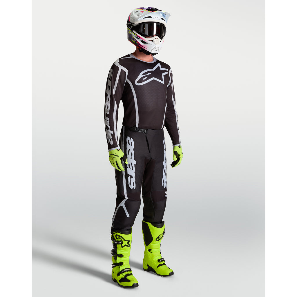 Alpinestars Fluid APEX V2 MX Gear Set (Black/Silver)