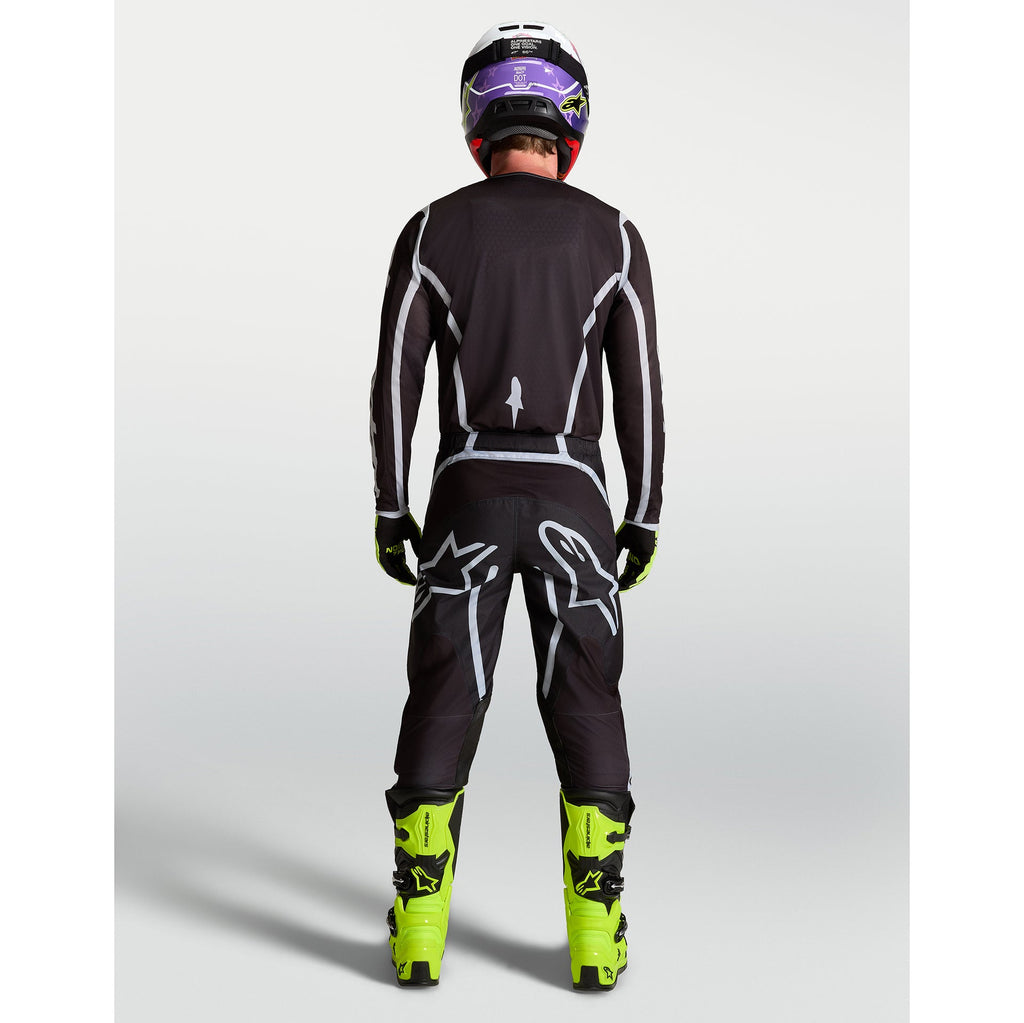 Alpinestars Fluid APEX V2 MX Jersey (Black/Silver)