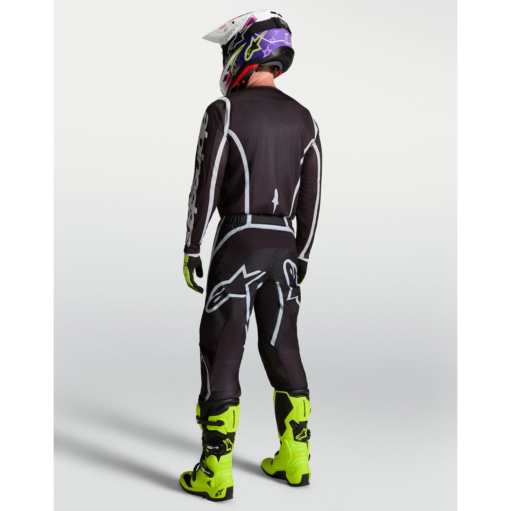Alpinestars Fluid APEX V2 MX Gear Set (Black/Silver)