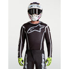 Alpinestars Fluid APEX V2 MX Jersey (Black/Silver)