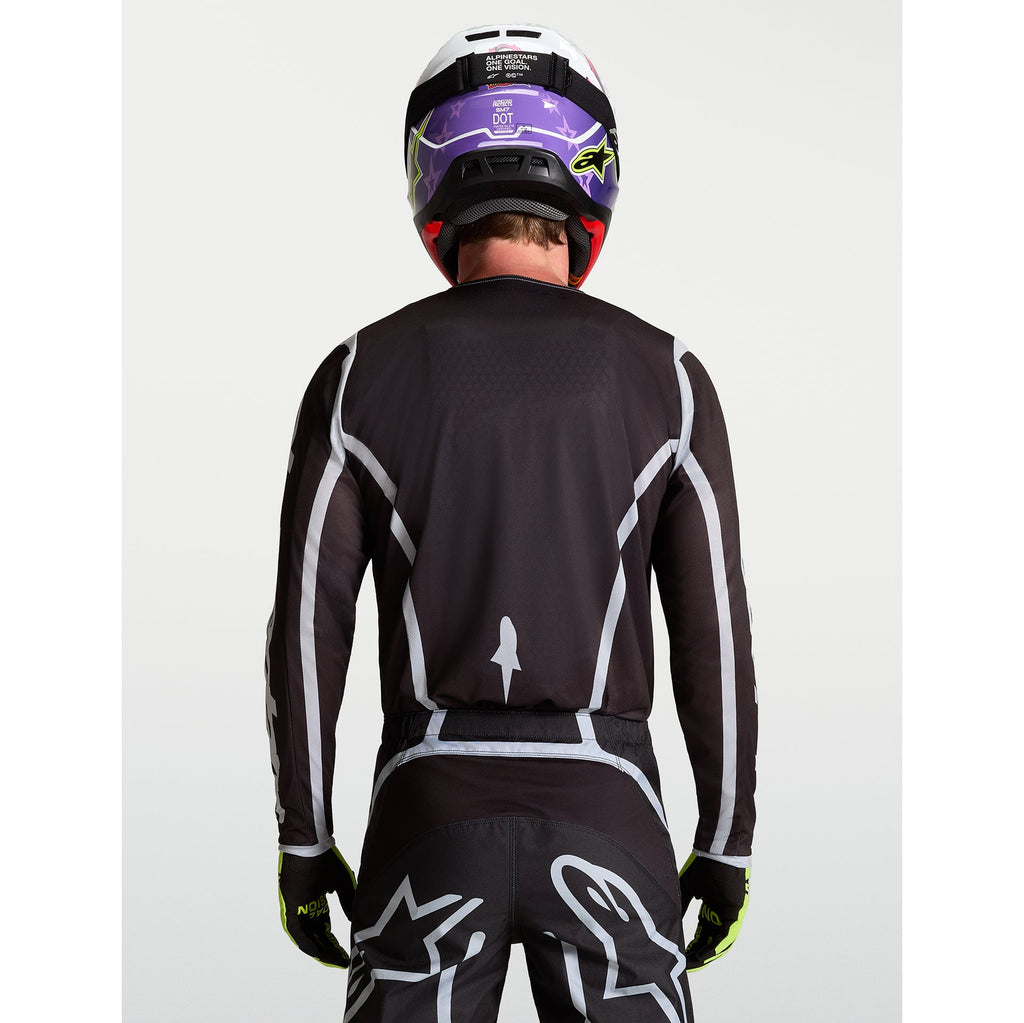 Alpinestars Fluid APEX V2 MX Jersey (Black/Silver)