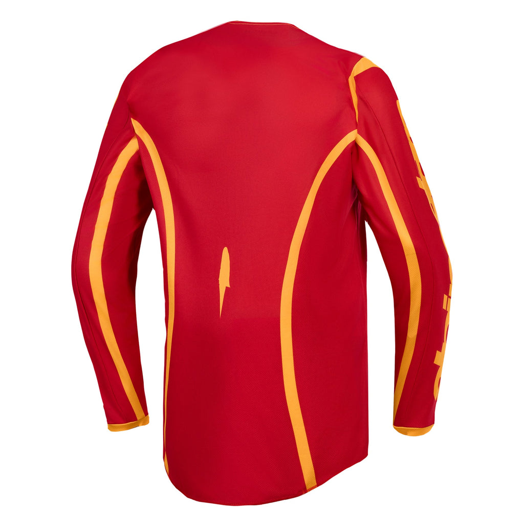Alpinestars Fluid APEX V2 MX Jersey (Fire Red/Gold)