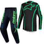 Alpinestars Fluid APEX V2 MX Gear Set (Black/Fluo Green)