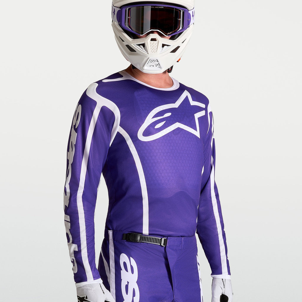 Alpinestars Fluid APEX V2 MX Jersey (Deep Blue/White)