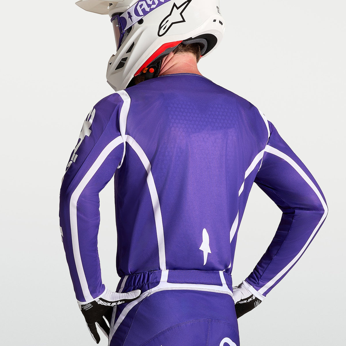 Alpinestars Fluid APEX V2 MX Jersey (Deep Blue/White)