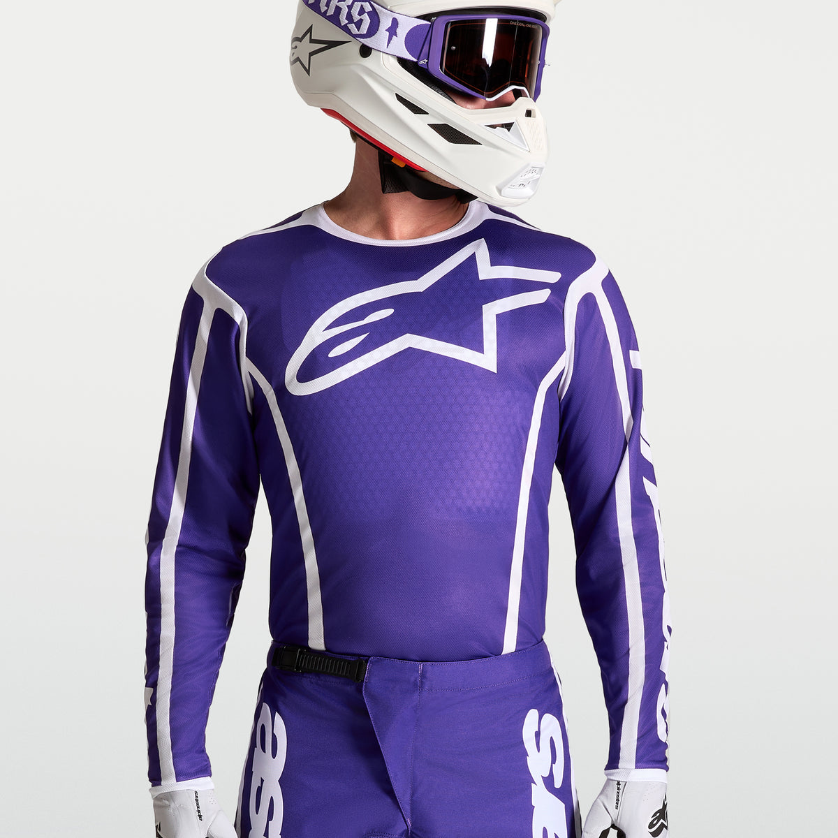 Alpinestars Fluid APEX V2 MX Gear Set (Deep Blue/White)