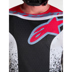 Alpinestars Fluid DRAG MX Kit Deal (Black/White/Light Blue/Red Fluo)