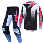 Alpinestars Fluid DRAG MX Kit Deal (Black/White/Light Blue/Red Fluo)