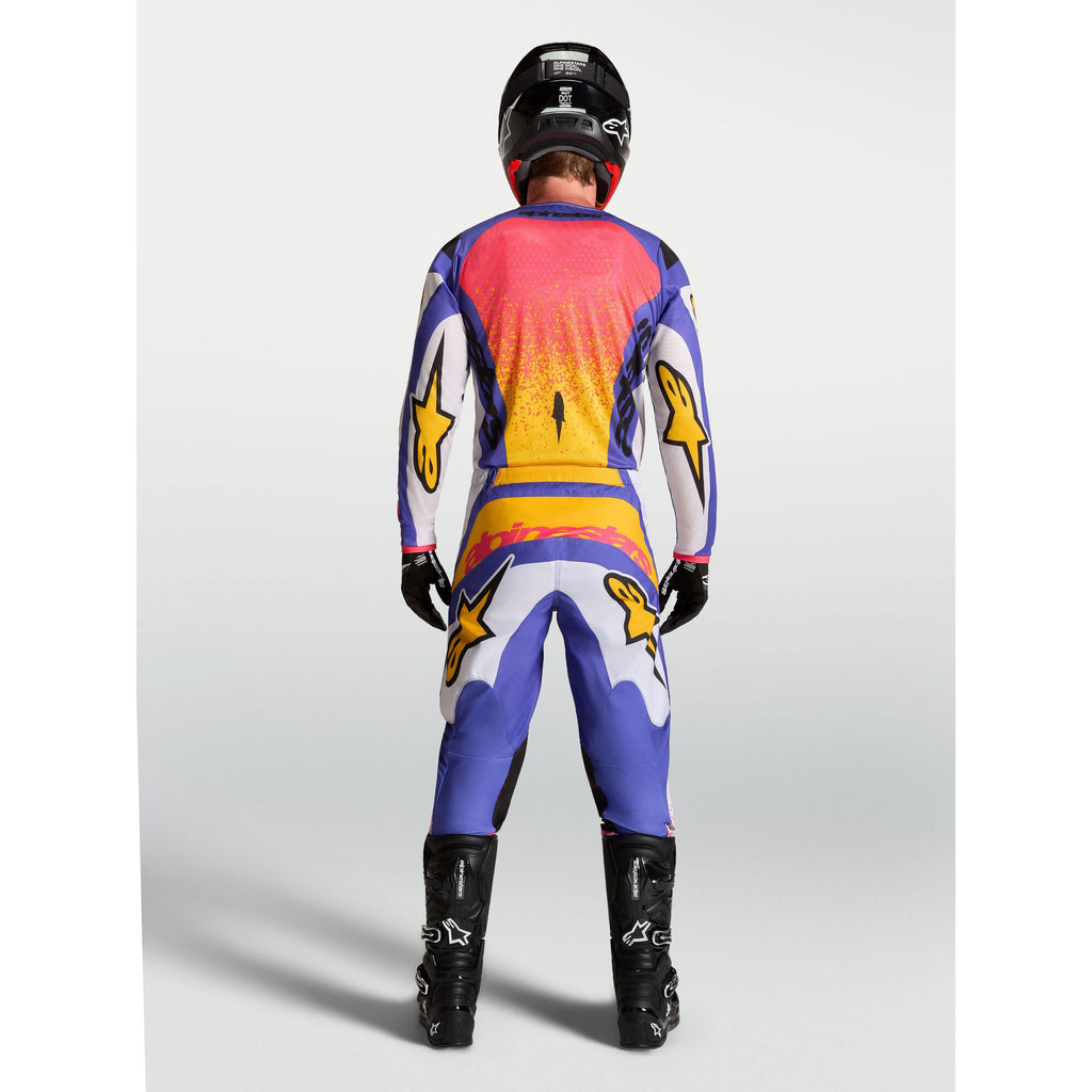 Alpinestars Fluid DRAG MX Kit Deal (Light Lilac/Blue Iris/Gold)