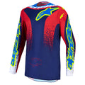 Alpinestars Fluid DRAG MX Jersey (Blue Navy/Fire Red/White)