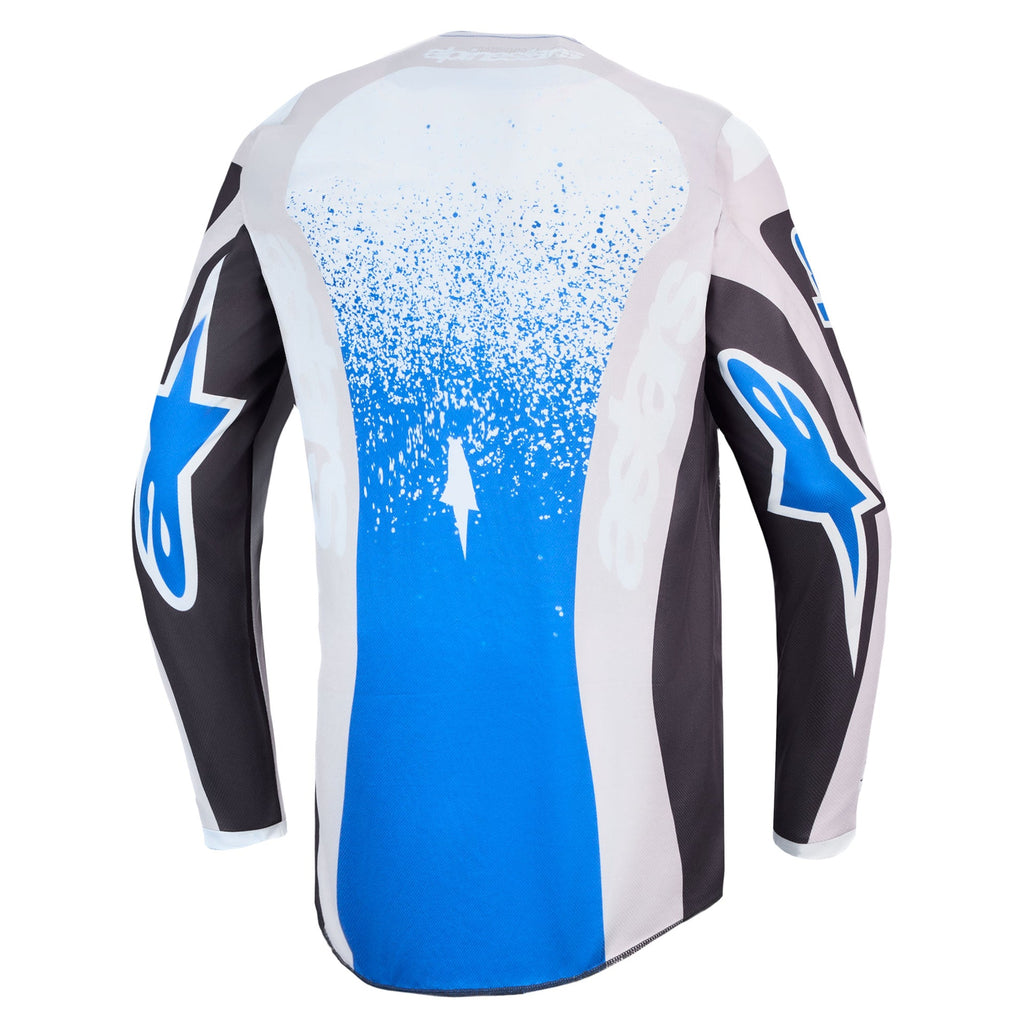 Alpinestars Youth Fluid DRAG MX Jersey (Graystone/Light Lilac/UCLA Blue)