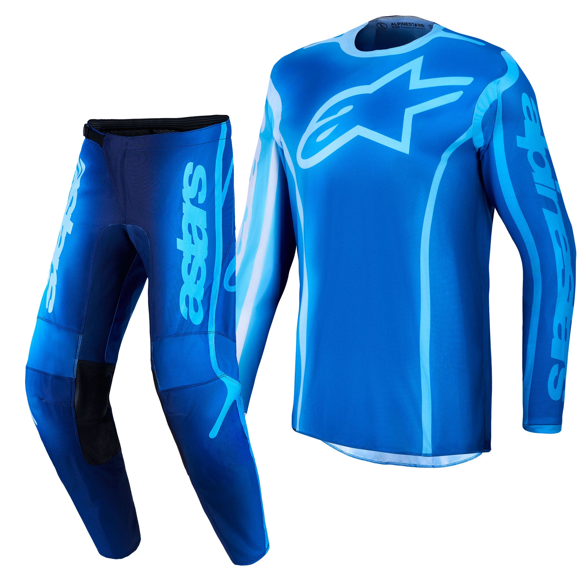 Alpinestars Fluid KEPLER MX Kit Deal (UCLA Blue/Blithe Blue)