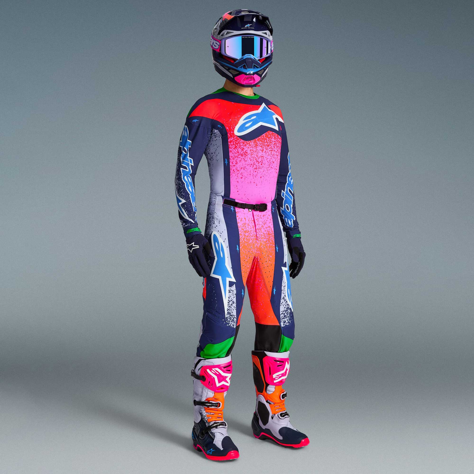 Alpinestars (Limited Edition) MX Jersey & Pant Kit Deal - SuperTech RECORDS (Multi)