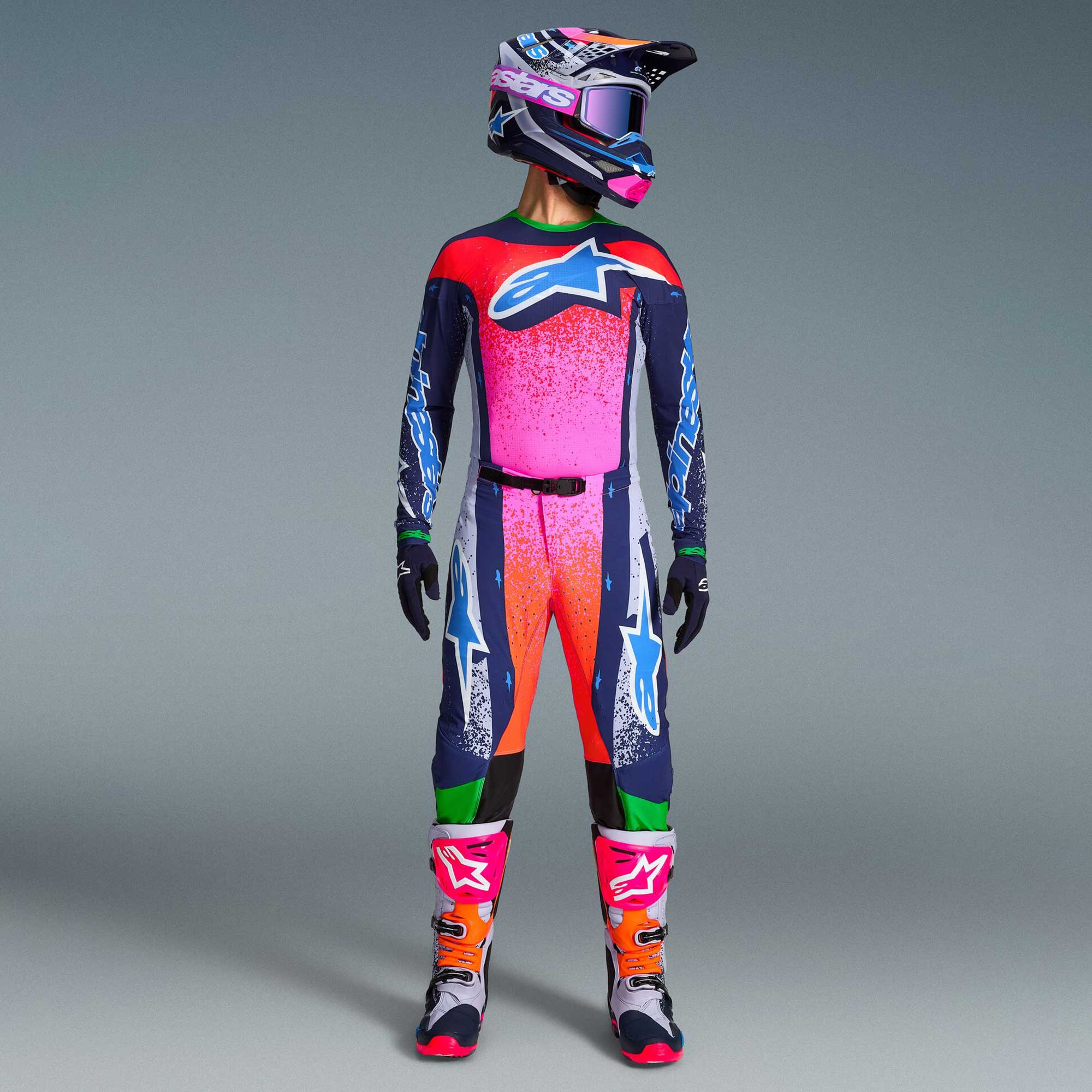 Alpinestars (Limited Edition) MX Jersey & Pant Kit Deal - SuperTech RECORDS (Multi)