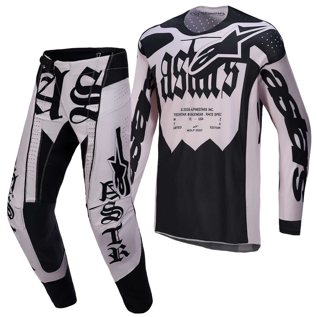 Alpinestars (Limited Edition) MX Jersey & Pant Kit Deal - Techstar WOLF DUST (Dune Black)