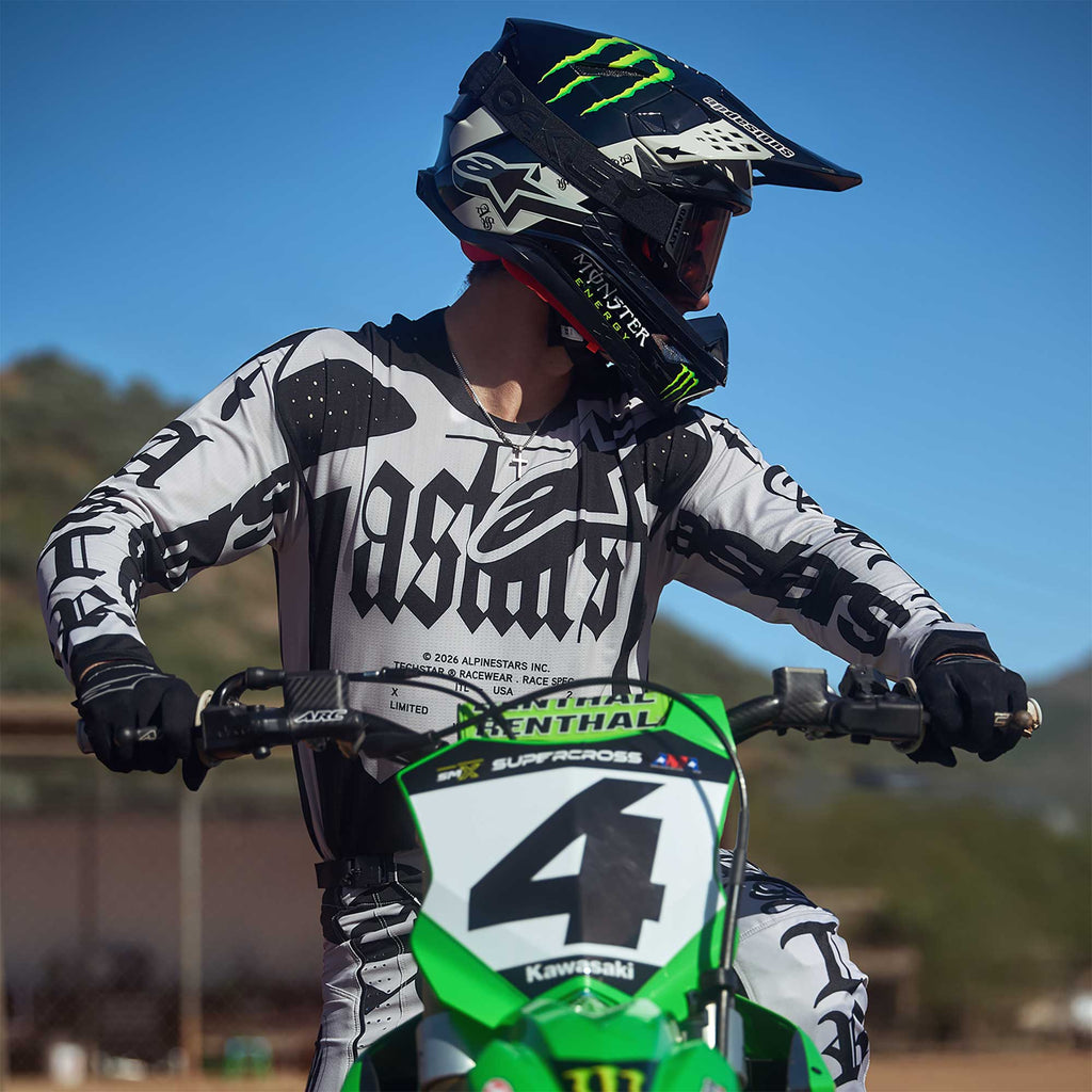 Alpinestars (Limited Edition) MX Jersey & Pant Kit Deal - Techstar WOLF DUST (Dune Black)