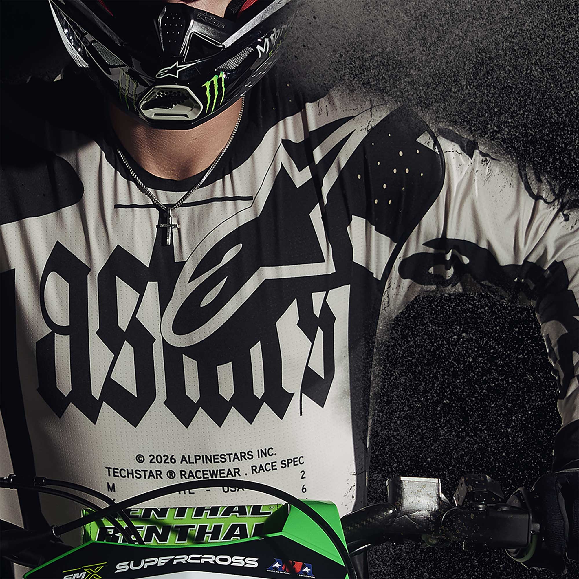 Alpinestars (Limited Edition) MX Jersey & Pant Kit Deal - Techstar WOLF DUST (Dune Black)