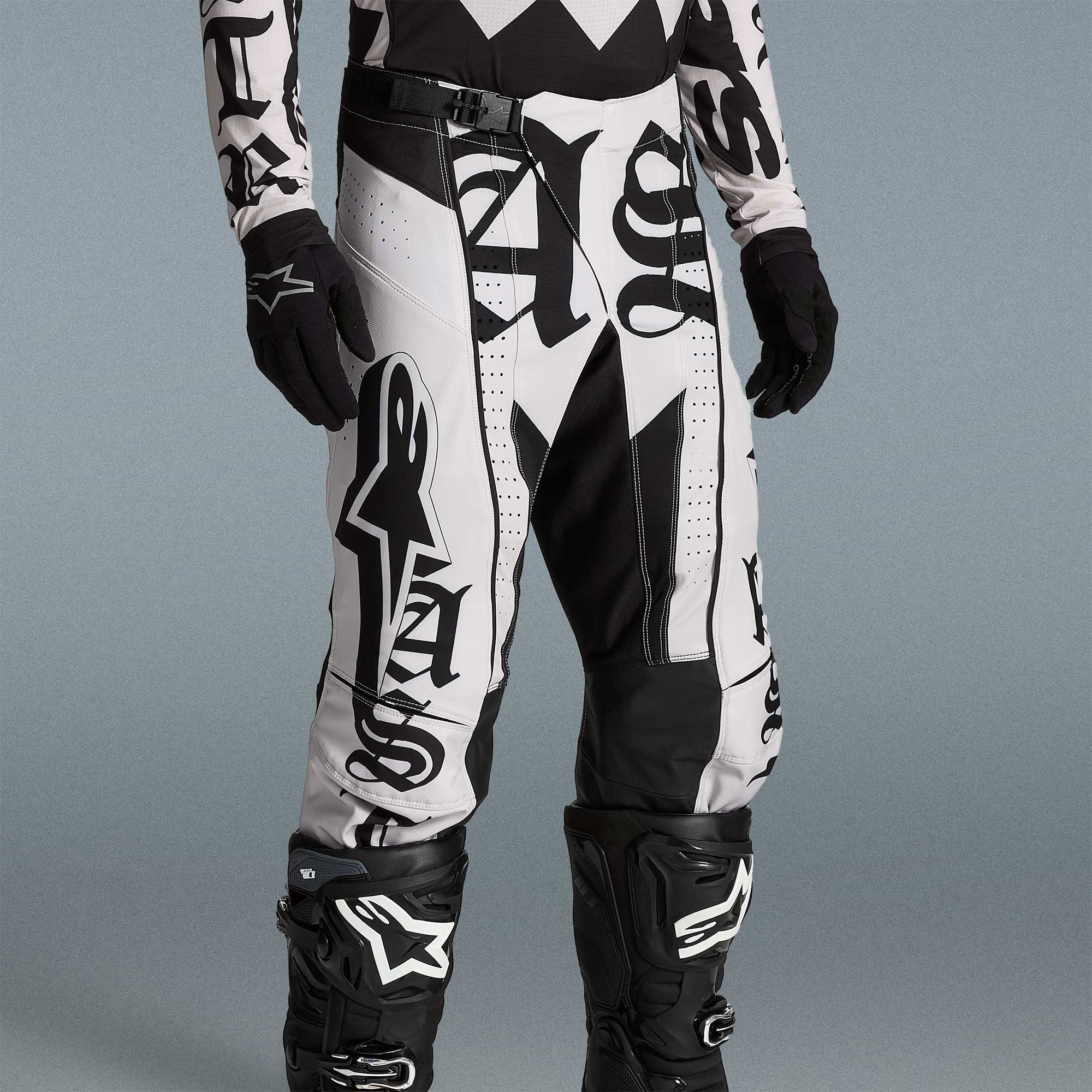 Alpinestars (Limited Edition) MX Jersey & Pant Kit Deal - Techstar WOLF DUST (Dune Black)