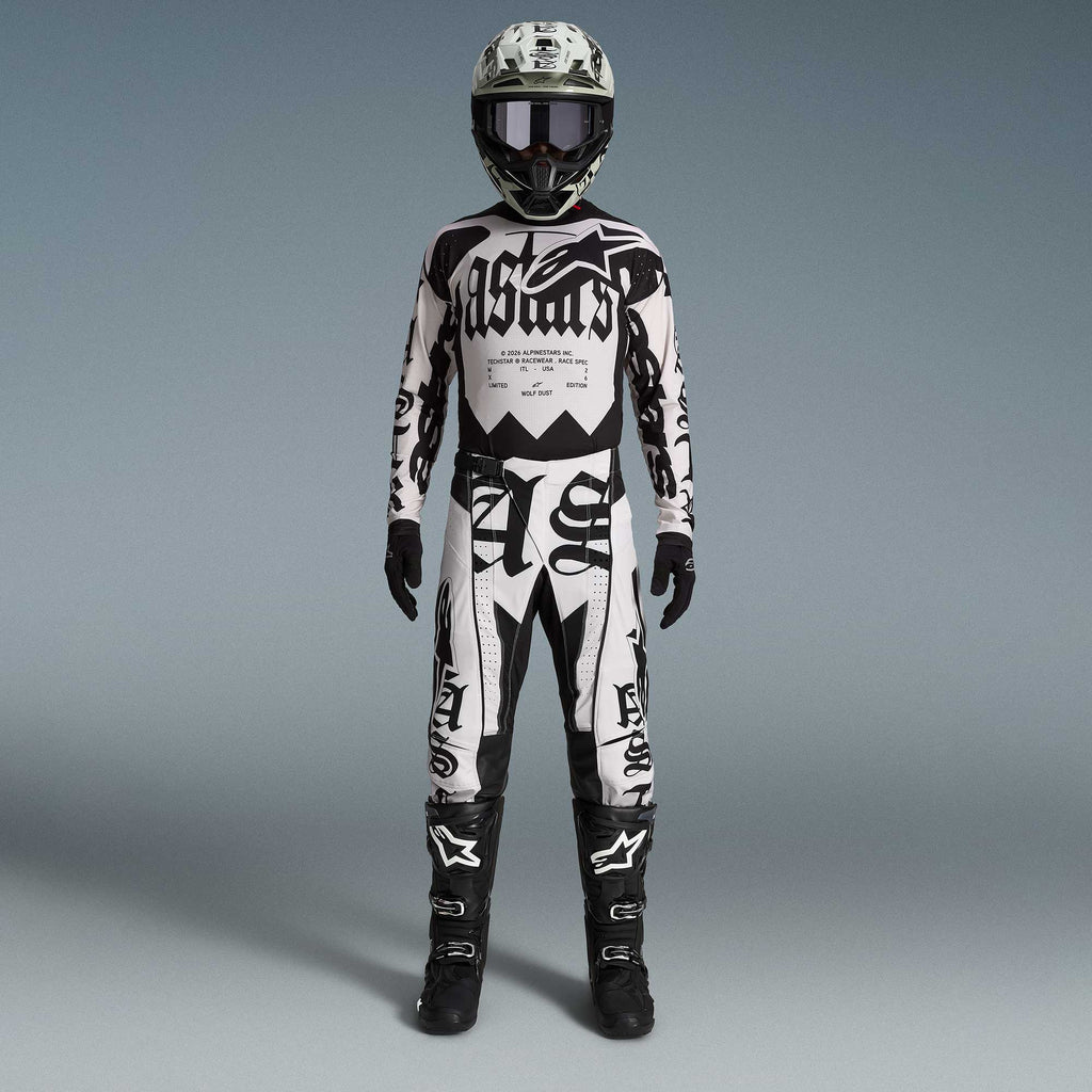 Alpinestars (Limited Edition) MX Jersey & Pant Kit Deal - Techstar WOLF DUST (Dune Black)