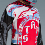 Alpinestars (Limited Edition) MX Jersey - Techstar BEAST (Pirate Black/Hot Orange))