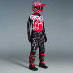 Alpinestars (Limited Edition) MX Jersey & Pant Kit Deal - TechStar BEAST (Pirate Black/Hot Orange)