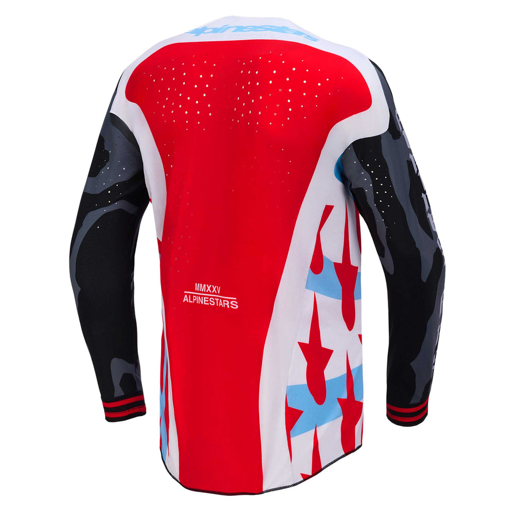 Alpinestars (Limited Edition) MX Jersey - Techstar BEAST (Pirate Black/Hot Orange))