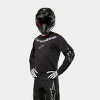 Alpinestars Fluid Graphite MX Kit Deal (Black/Silver)