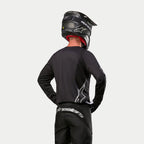 Alpinestars Fluid Graphite MX Jersey (Black/Silver)