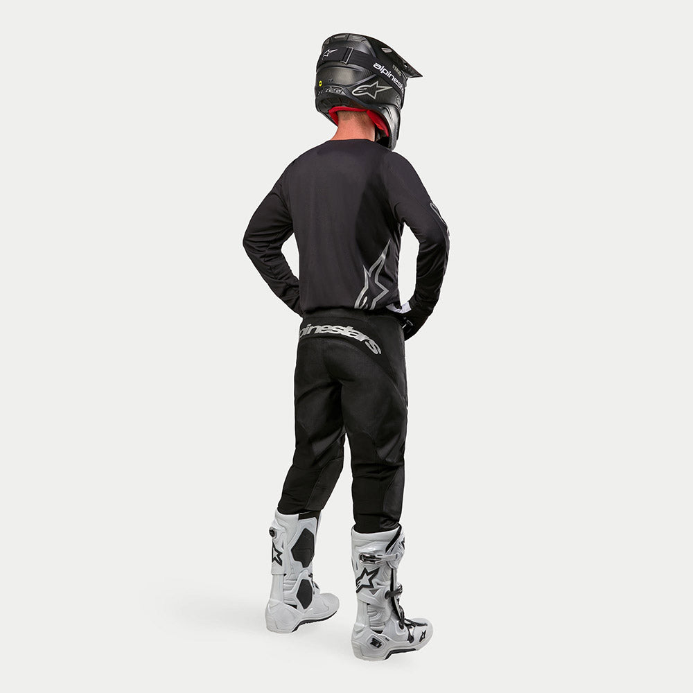 Alpinestars Fluid Graphite MX Kit Deal (Black/Silver)