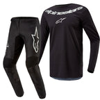 Alpinestars Fluid Graphite MX Kit Deal (Black/Silver)
