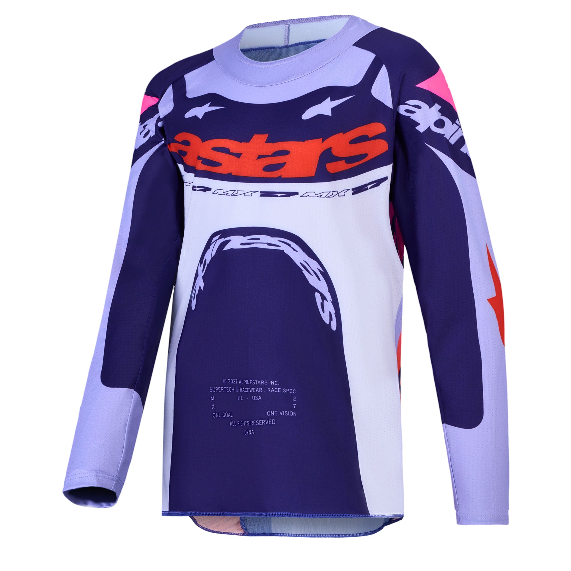Alpinestars Youth Supertech DYNA MX Kit Deal (Light Violet/Deep Purple/Pink Fluo)