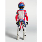 Alpinestars Youth Supertech DYNA MX Kit Deal (Fire Red/White/Navy Blue)