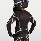 Alpinestars Youth Fluid APEX V2 MX Jersey (Black/Silver)