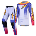 Alpinestars Youth Fluid DRAG MX Kit Deal (Light Lilac/Blue Iris/Gold)