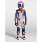Alpinestars Youth Fluid DRAG MX Kit Deal (Light Lilac/Blue Iris/Gold)