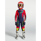 Alpinestars Youth Fluid DRAG MX Kit Deal (Blue Navy/Fire Red/White)