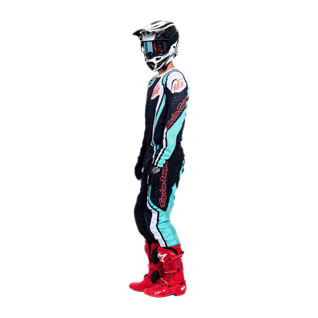 Troy Lee Designs MX | SX Jersey & Pant Kit Deal GP PRO ROLLER (Black / Teal)