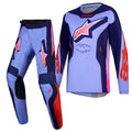 Alpinestars Youth Fluid HUNT MX Kit Deal (Light Violet/Deep Purple/Pink Fluo)