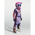 Alpinestars Youth Fluid HUNT MX Kit Deal (Light Violet/Deep Purple/Pink Fluo)
