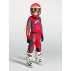 Alpinestars Youth Fluid HUNT MX Kit Deal (Fire Red/Graystone/Hot Coral)
