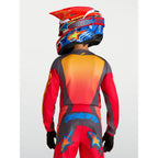 Alpinestars Youth Fluid HUNT MX Kit Deal (Fire Red/Graystone/Hot Coral)