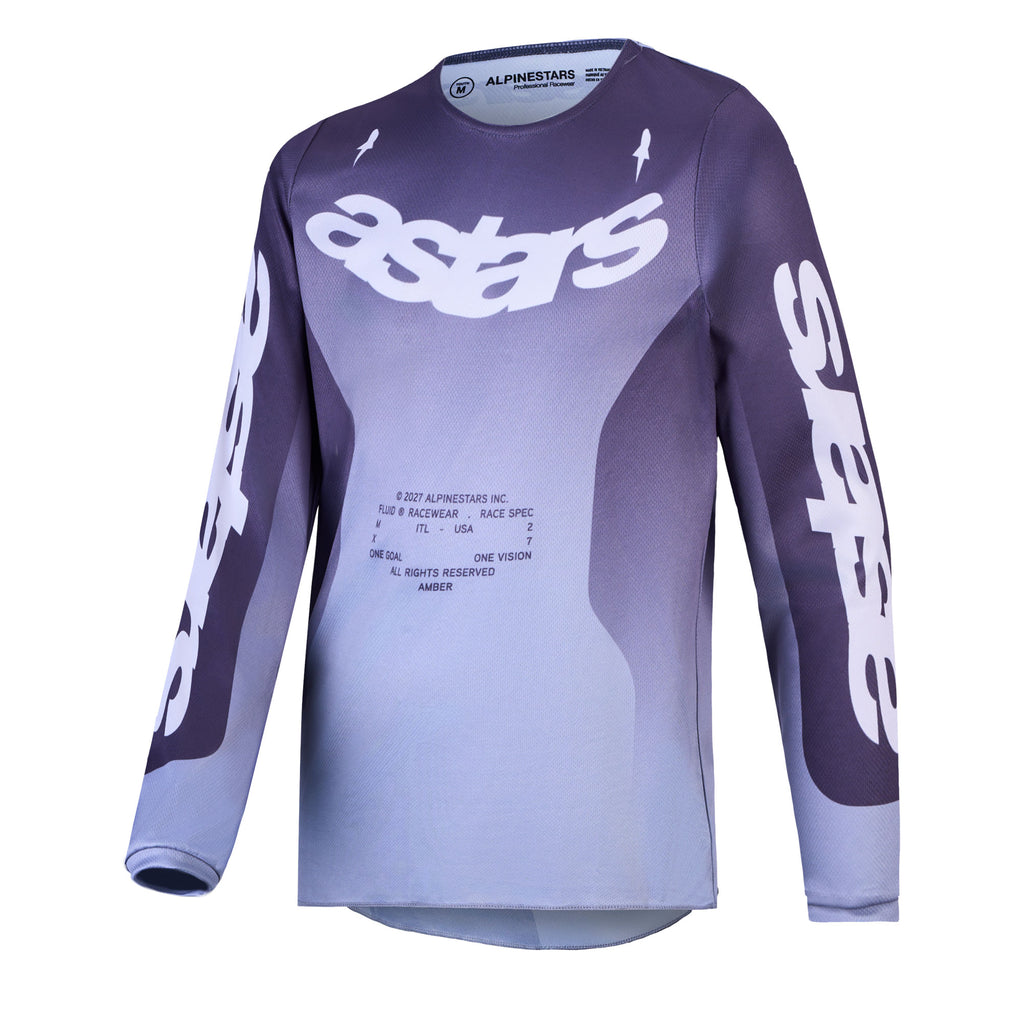 Alpinestars Youth Fluid AMBER MX Kit Deal (Graystone/Cold Grey/Light Lilac)