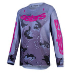 Alpinestars Youth Fluid LONE MX Kit Deal (Grey Camo/Purple)